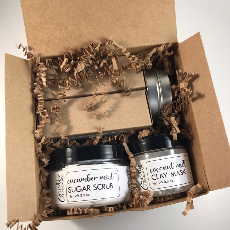 Sugar Scrub Gift Box Body Scrub Gift Set Spa Gift Basket