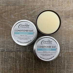 Unscented Solid Conditioner Bar: Eco-Friendly Hair Care