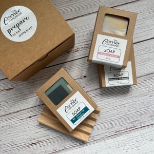 Handmade Soap Dish Gift Set: Variety Soap Pack