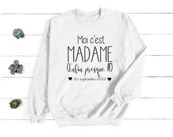 Sweatshirt madame finally almost customizable