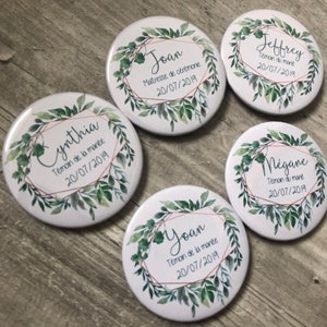 Lot personalized country wedding badge image 8