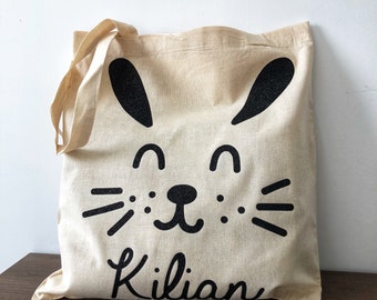 Tote bag rabbit first child