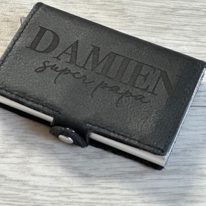 Porte cartes cuir personnalisé
