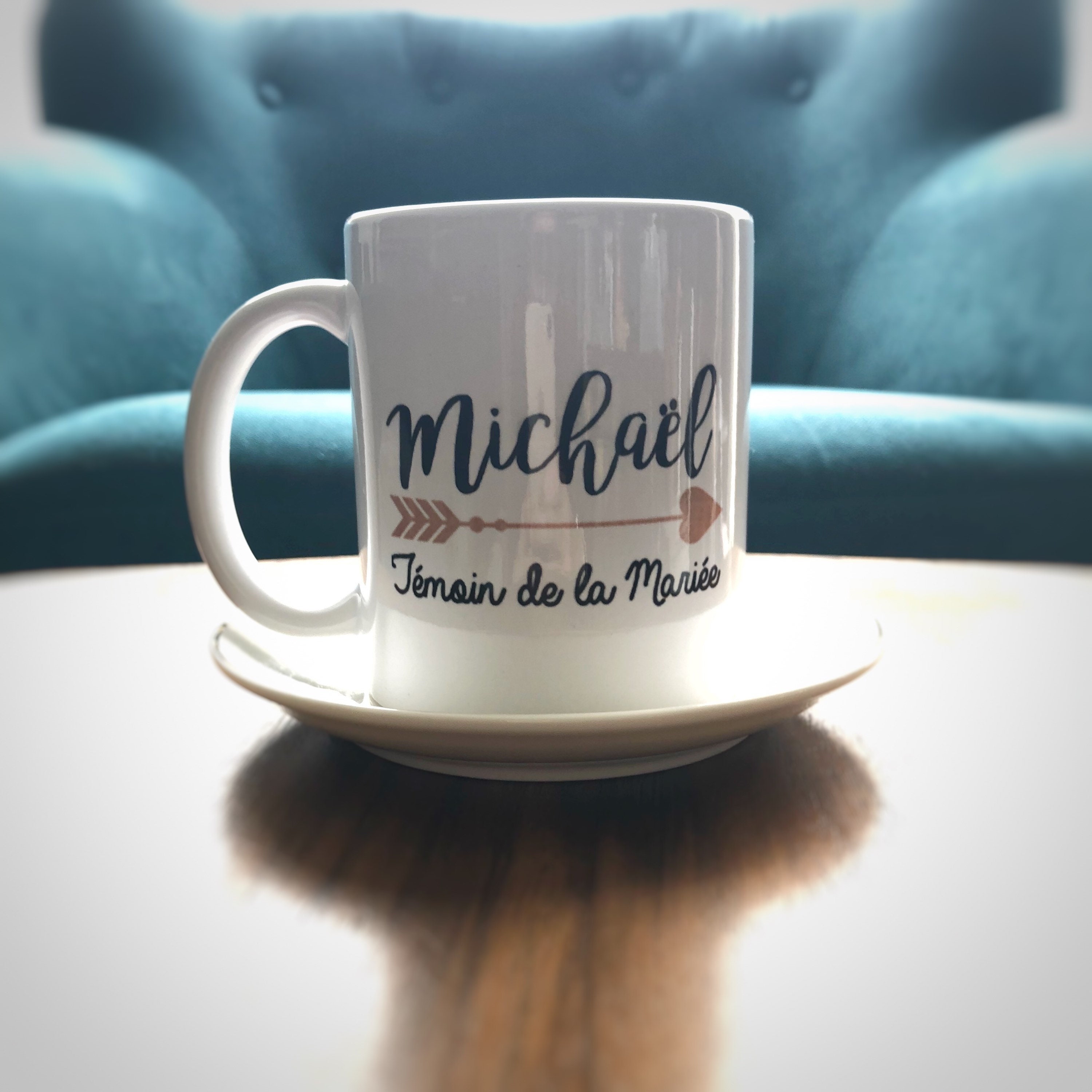 Mug Témoin de La Mariée Personnalisable