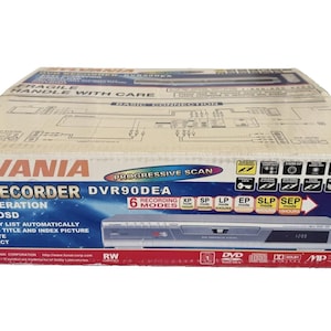 Brand New Sylvania DVR90DEA DVD Recorder Player w/ Original Box & Accessories SEALED