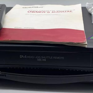 Pre-Owned Goldstar GVR-E445 VCR w/ Original Manual, Remote & A/V Cords