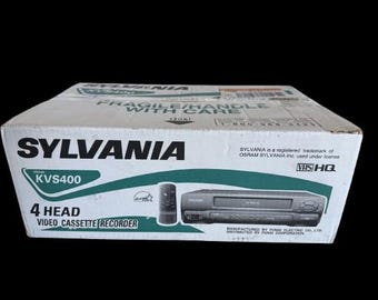 Brand New Sylvania KVS400 4-Head VCR VHS SEALED Rare
