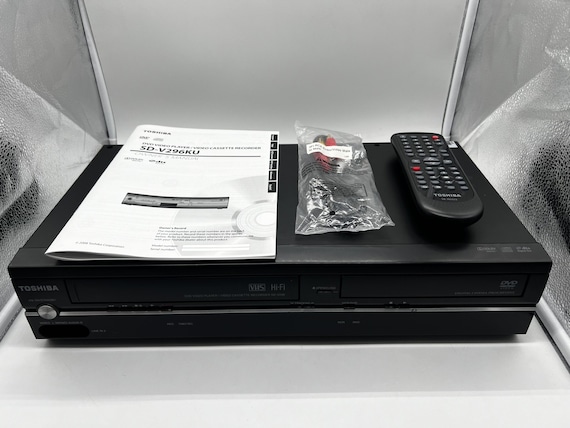 Restored Toshiba SD-V296 Tunerless DVD VCR Combo Player - W