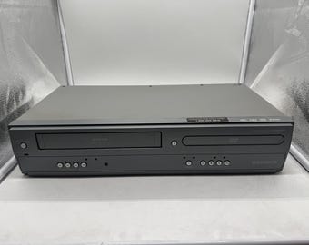 Restored Magnavox DV200MW8 DVD/VCR Combo Player - w/ Original Remote, Manual, A/V Cables & HDMI Converter
