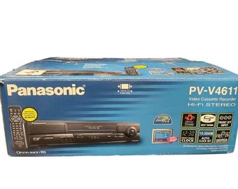Brand New New Panasonic PV-V4611 4-Head Hi-Fi Stereo VHS VCR