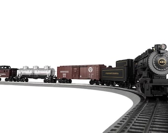 Lightly Used Pennsylvania Flyer LionChief Locomotive 421 Steam Train w/ Power Tracks & Remote