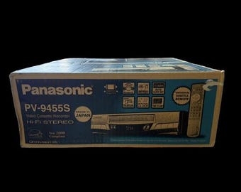 Brand New Panasonic PV-9455S 4-Head Omnivision VCR SEALED