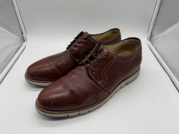 Johnston & Murphy Oxford Shoes Men's Brown Leather Lace-up Size 10.5 M  27-1744 - Etsy