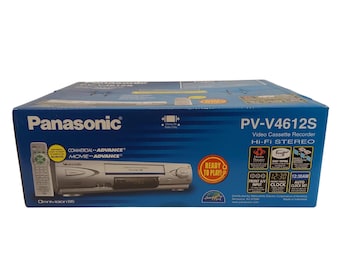 New Panasonic PV-V4612S 4-Head Hi-Fi VCR VHS Sealed