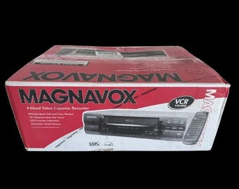 Brand New Philips Magnavox VR400BMG21 Hi-Fi 4-Head VCR VHS Player Sealed Rare NEW