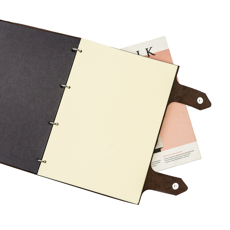 Leather Journal A4/ Leather Ring Binder /Large Leather Etsy