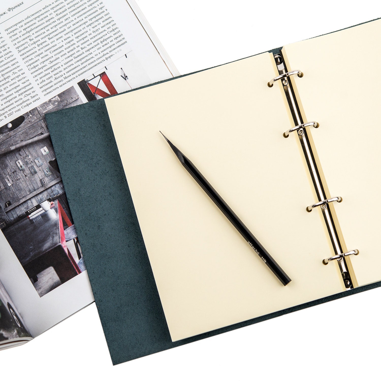 Kraft A5 Paper 4Ring Binder Insert Sketchbook insert Ring Etsy