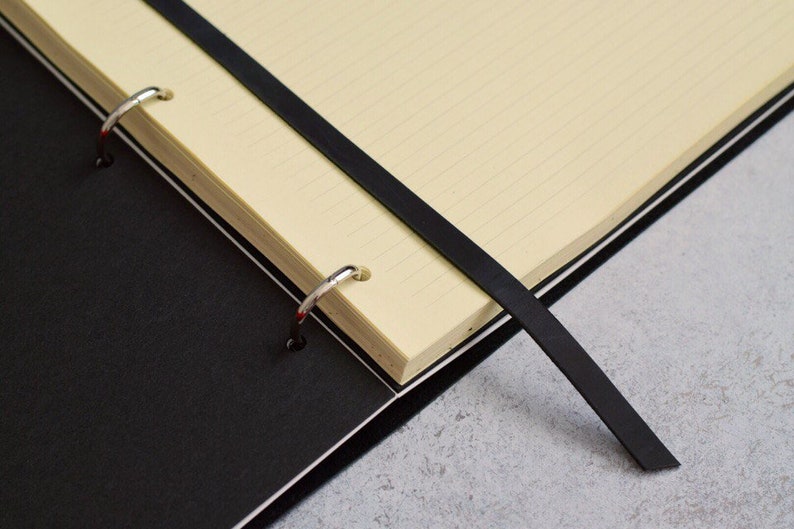 Leather Notebook Refill Ring binder refill 4 ring binder Etsy