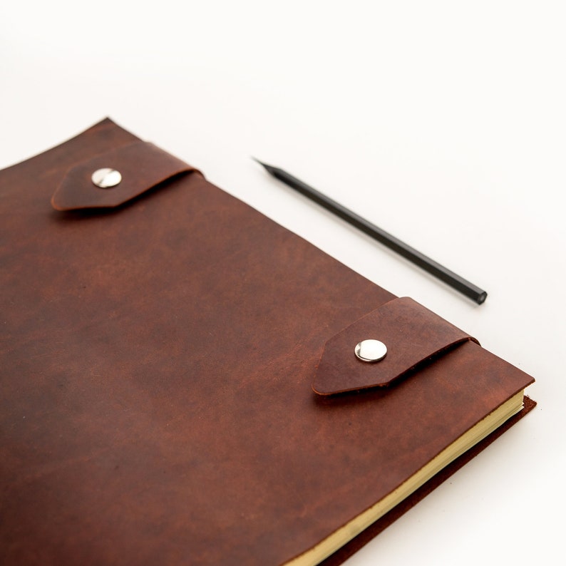 Leather Journal A4/ Leather Ring Binder /Large Leather Etsy