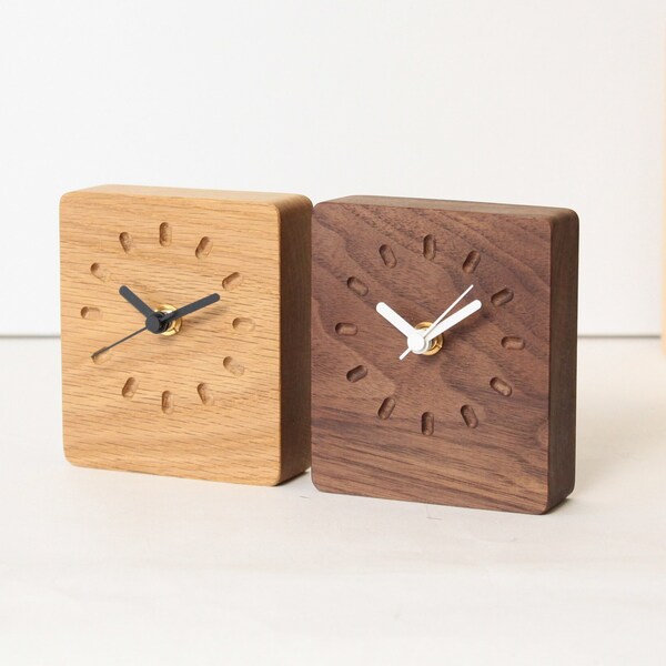 Rustic Desk Clock Etsy