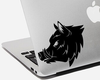 Wall Decal Animal Wild Boar Pig Tribal Ornament Mural Vinyl Decal Sticker 1865dz