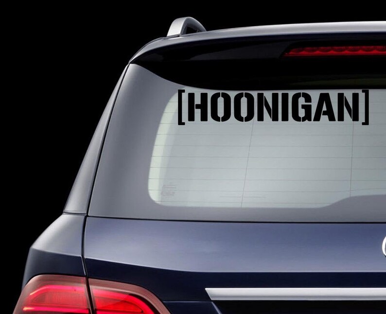 Hoonigan Car Decal Drift JDM Decal Hoonigan Window Sticer Etsy