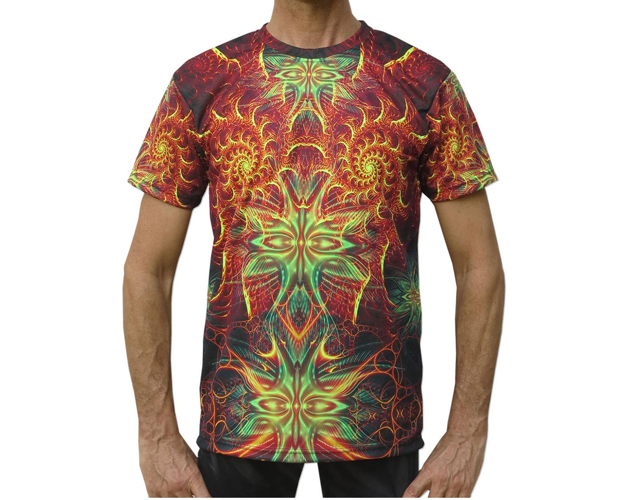 Discover Trippy UV Divine Seraphim Psychedelic T-shirt 3D