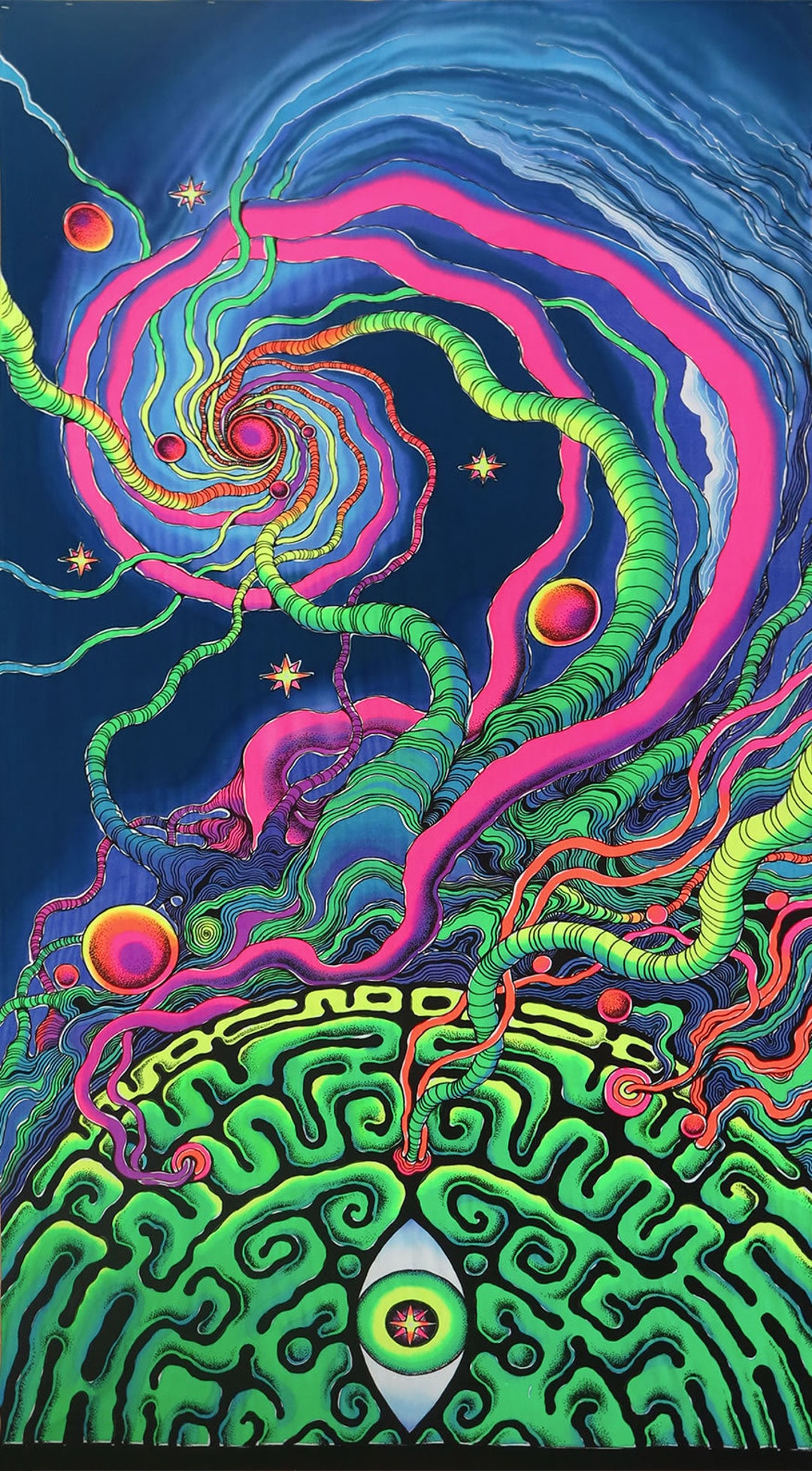 SPACE TRIBE ボディバッグ Rave Psychedelic Tech Space Tribe Clothing & Deco