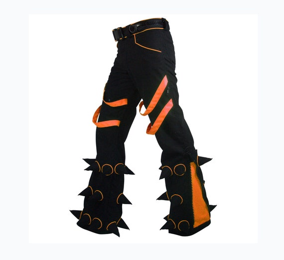 Spikey Pants : Black Trousers With Soft 