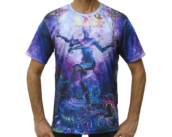 Psychedelic T Shirt, 'serpentine Trippy T Shirt