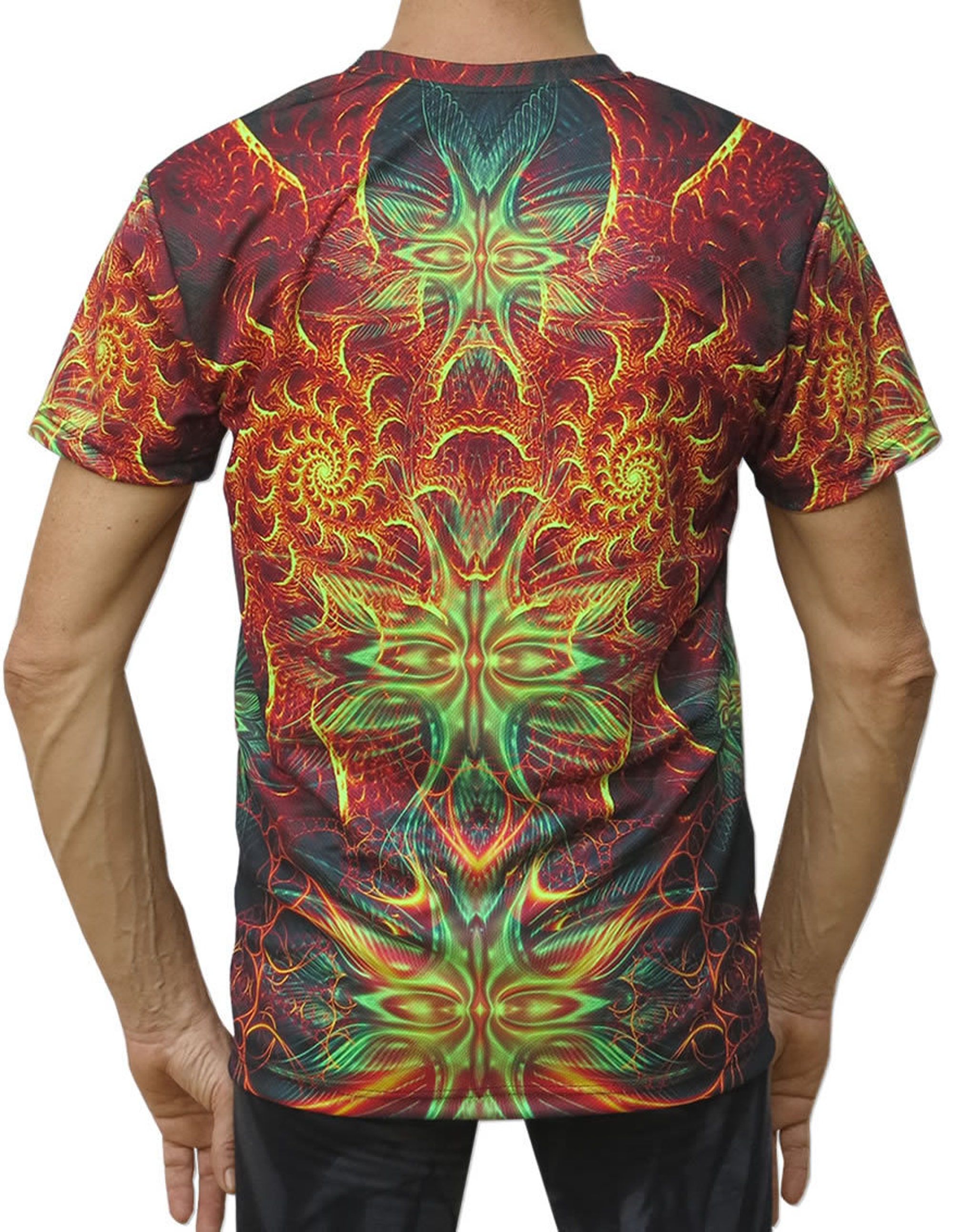 Trippy UV Divine Seraphim Psychedelic T-shirt 3D