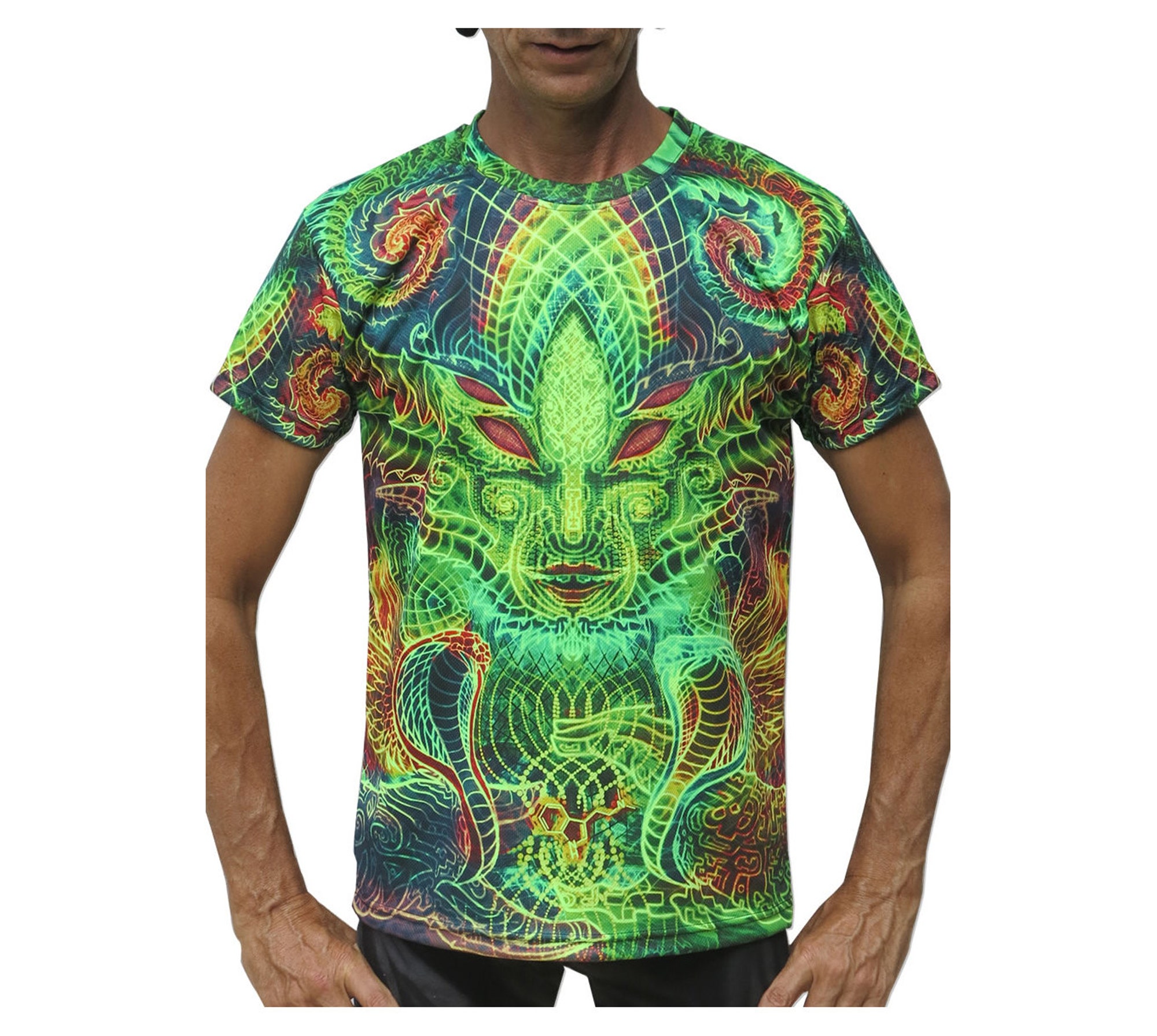 Discover Psychedelic An Eye For An I UV Trippy T shirt 3D