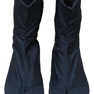 Comfortable tabi boots. Vegan boots with flat sole. Black ninja boots, Black ninja shoes. Jikatabe Japanese shoe, barefoot shoes image 5