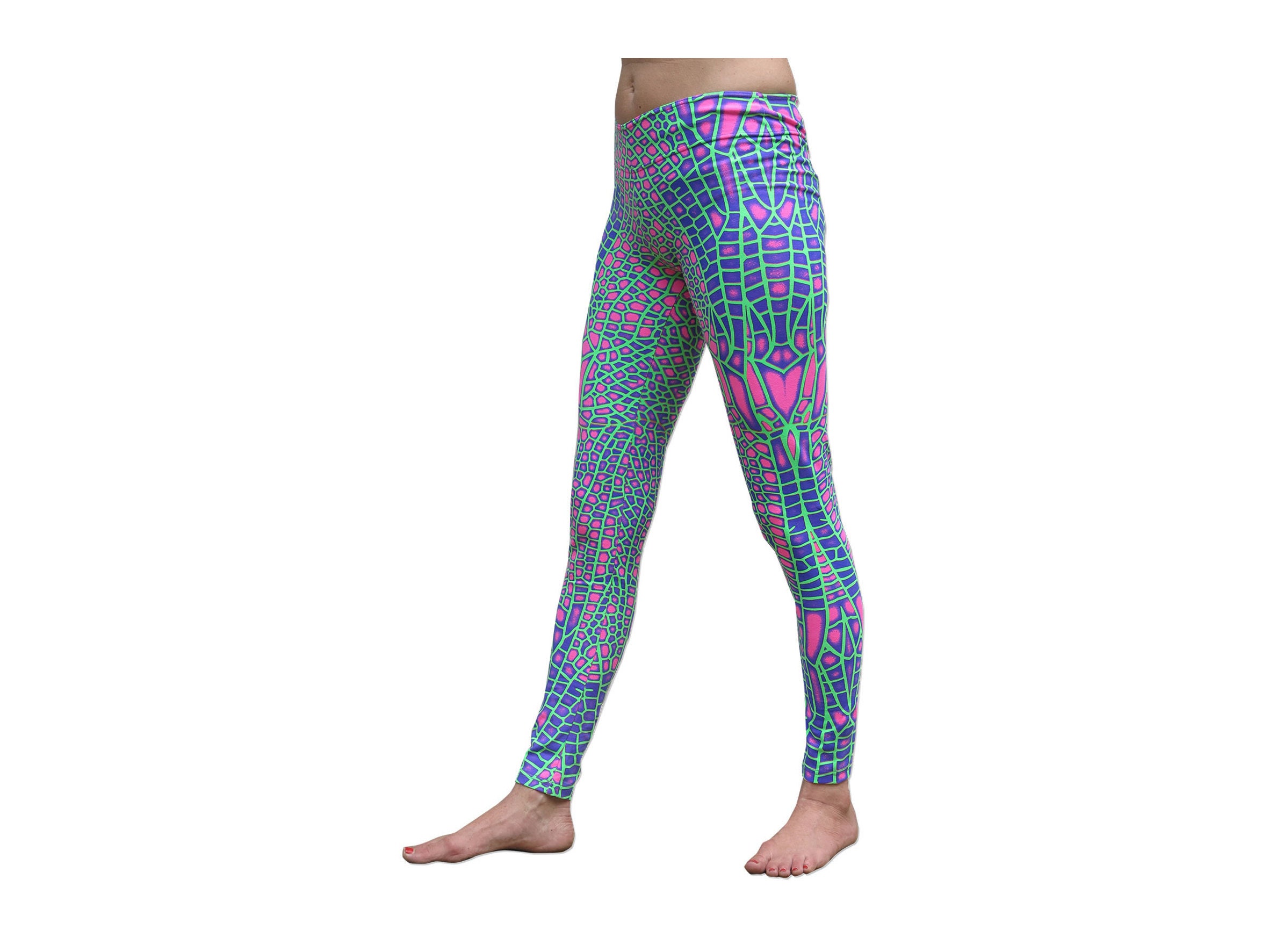Trippy Tights Acid Dragonfly. Stretch 