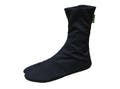 Comfortable tabi boots. Vegan boots with flat sole. Black ninja boots, Black ninja shoes. Jikatabe Japanese shoe, barefoot shoes product logo