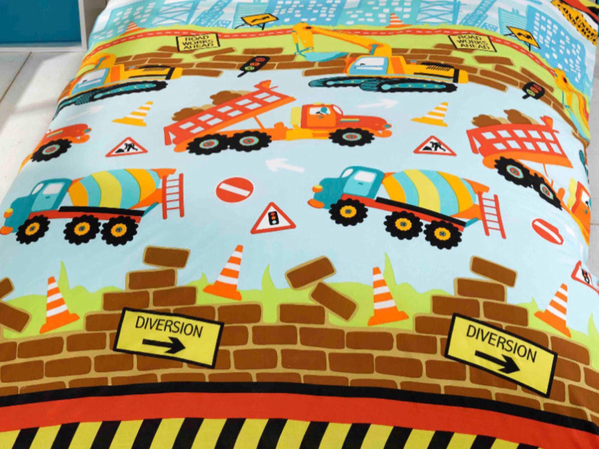 Child's 150cm x 120cm Weighted Blanket Construction Etsy