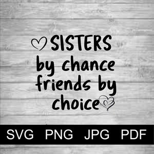Sisters by chance shop friends by choice bracelet