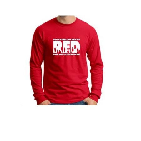 RED Supporting Our Troops Until They All Come Home No Guns - Etsy