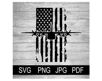 Vector Flag C-130 Airplane - SVG Png Jpg Pdf Studio, Studio3, Silhouette Cameo, Cricut, Instant Download