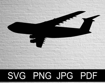 Vector C-5 Galaxy - SVG Png Jpg Pdf Studio, Studio3, Silhouette Cameo, Cricut, Instant Download C5