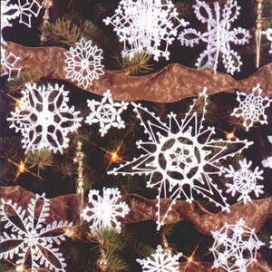 Crochet snowflakes book | Crochet ebook | Christmas to Crochet | Crochet snowflakes | Snowflakes pattern Crochet stars Snowflakes lace