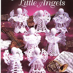 Angelitos Patrón de encaje a crochet Ángeles a crochet Patrón de encaje de ángeles Archivo pdf