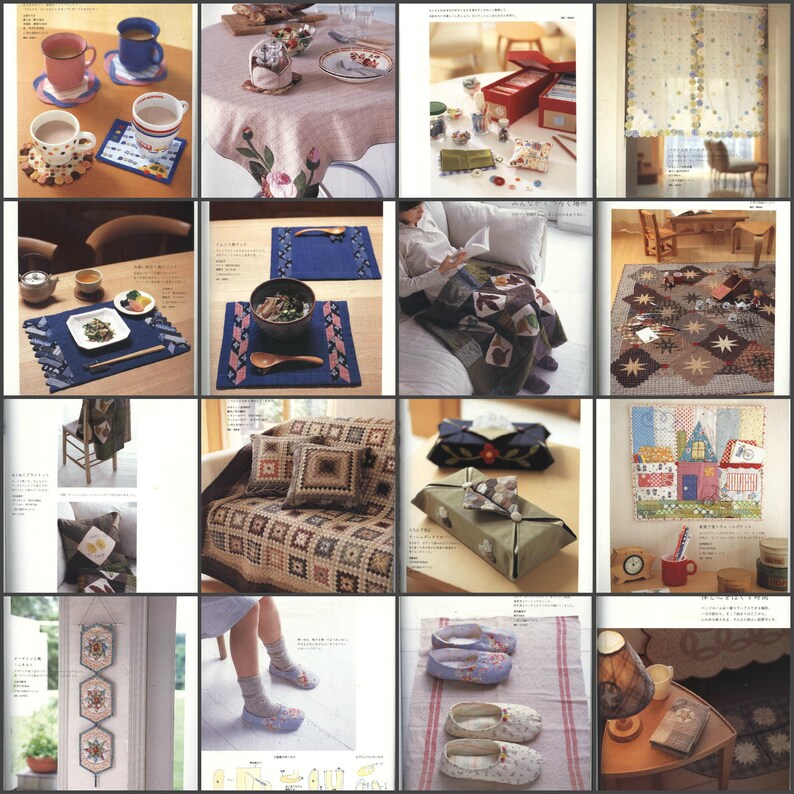 Quilts japan ebook Patchwork craft book Japanese sewing book Etsy