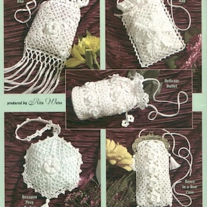 Zarte Geldbörsen Für Abschlüsse und Hochzeiten Pdf-Datei Geldbörse für Hochzeit Häkeltasche