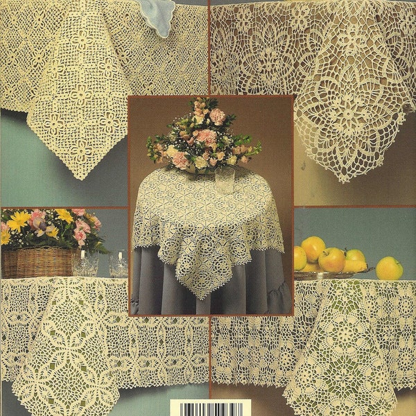 Favorite Crocheted Tablecloths Crochet doily pattern Tablecloth pattern Pdf file