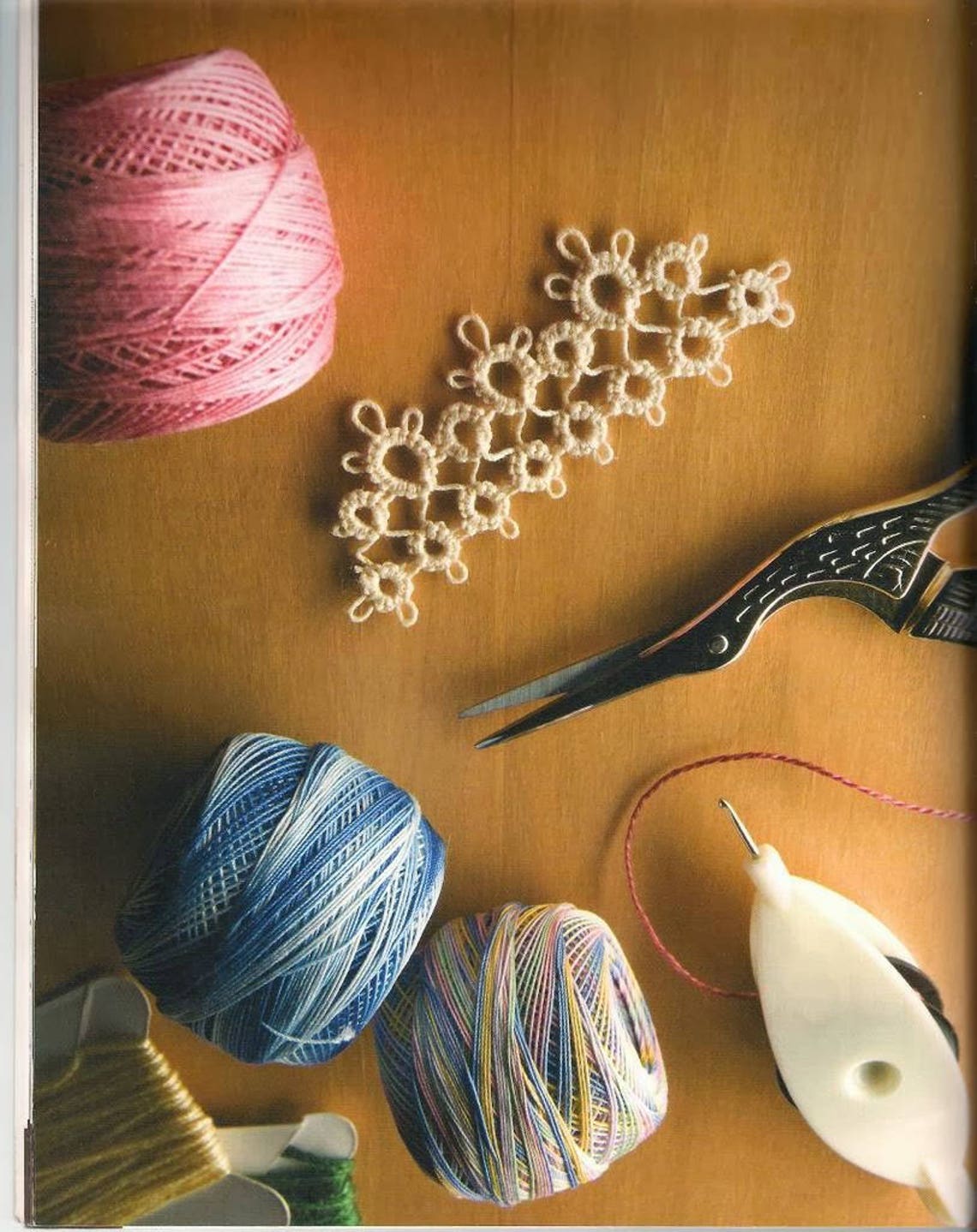 Learn to Tat Tatting Lacemaking Pdf File Doily Tatting Etsy