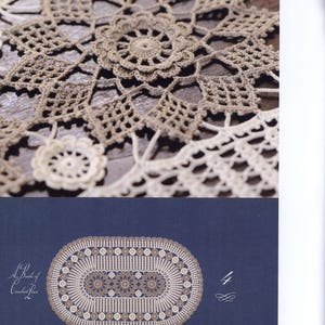 A Book of Crochet Lace Japanese crochet book Doily pattern Doily pdf Japan crochet doily Crochet doily patern Crochet tablecloth