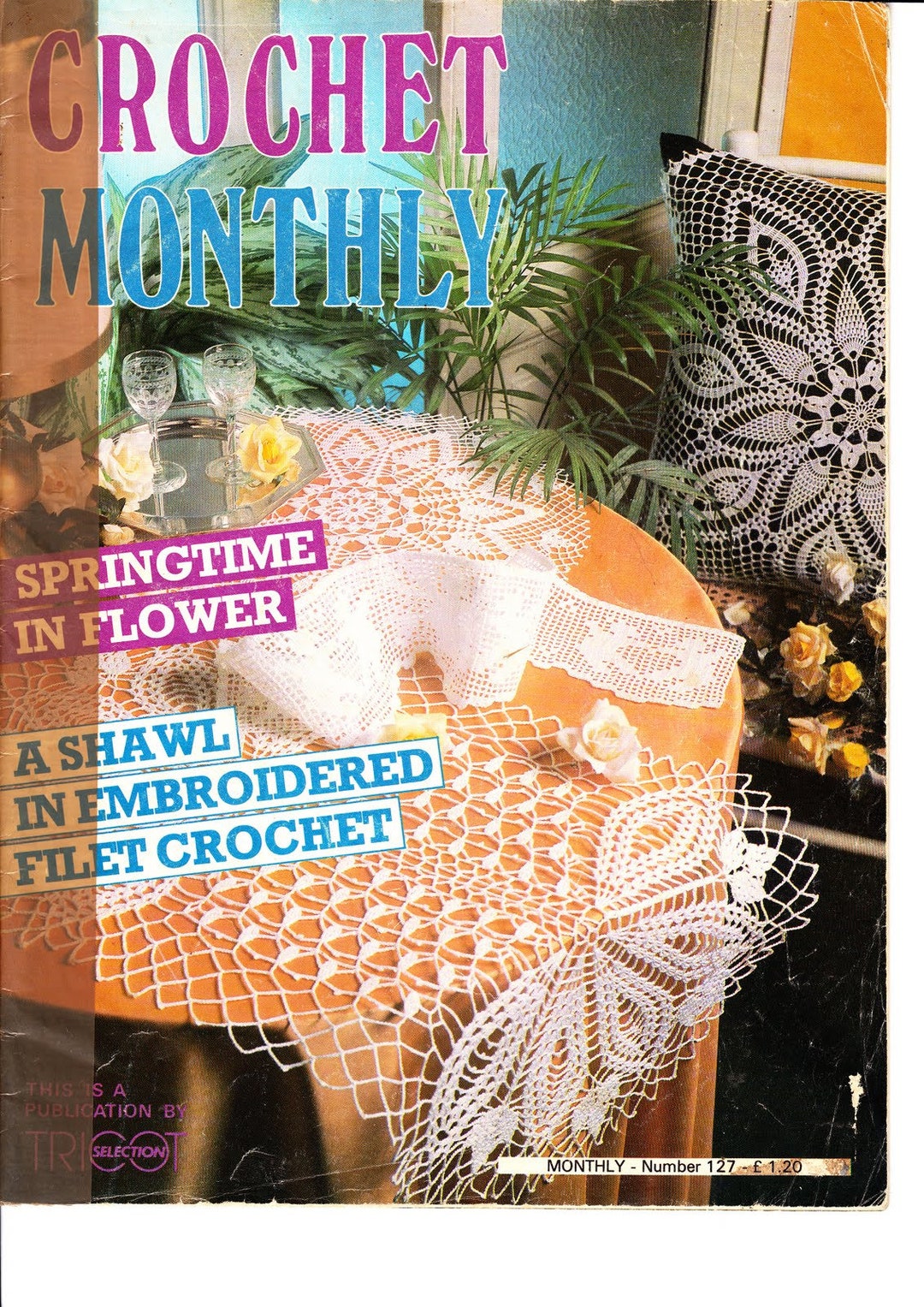 Crochet Book | Crochet Monthly 127 | Crochet Doilies Magazine | Doily Crochet Pattern | - Etsy