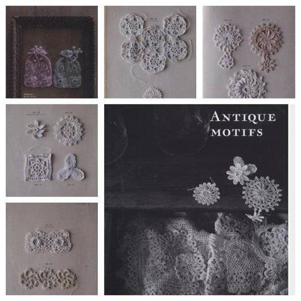 Motifs crochet ebook | Flower Motif Pattern |Japonese ebook | Flower Motif pattern | Crochet Flower | Motif Crochet motif Japonese craft