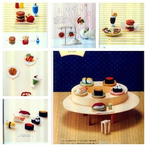 Crochet food ebook | Play food | Crochet sweets | Amigurumi sweets |Japonese food book japonese | food sweets pattern crochet food